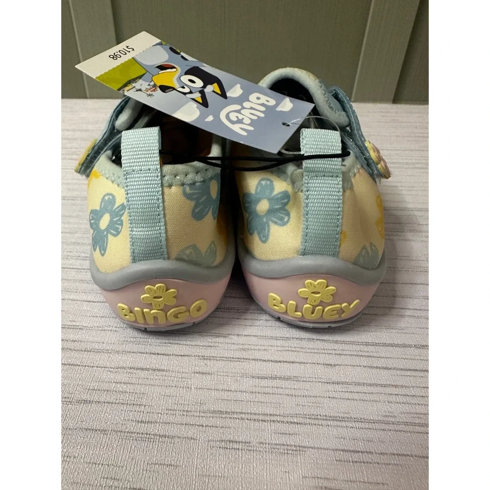 Ground Up Bluey Bingo Kids Water Shoes Floral Slip On Aqua Shoes GTBY44GU009E 12